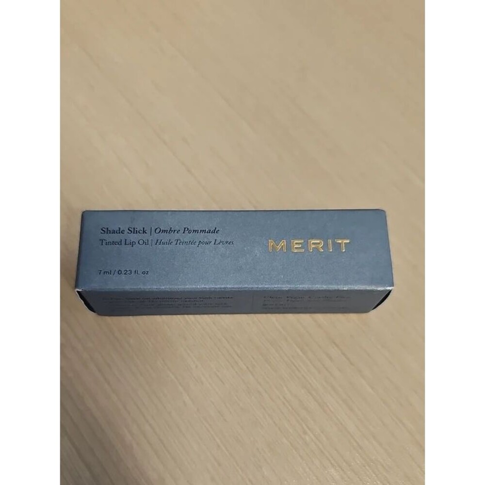 Merit Shade Slick Lip Oil - Au Naturel NIB